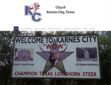 Tablet Screenshot of cityofkctx.com